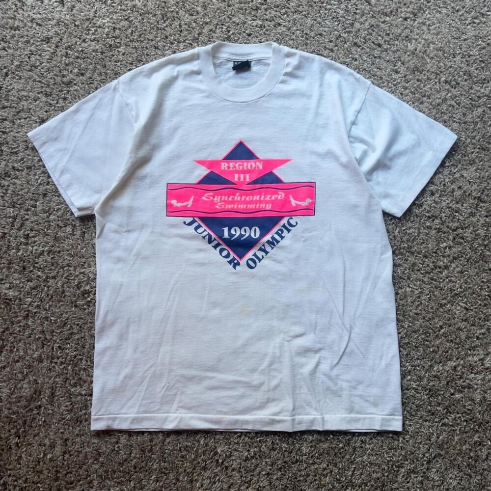 Screen Stars Men's White T-shirt
